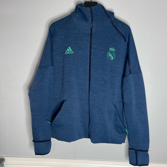 adidas Other - Adidas Real Madrid Champions League ZNE Anthem Jacket Mens XL Blue
